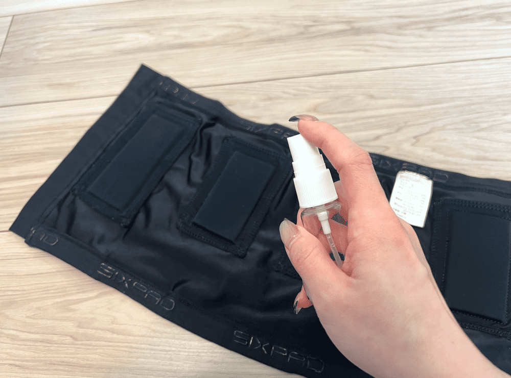 シックスパッド 使用前のセットアップ